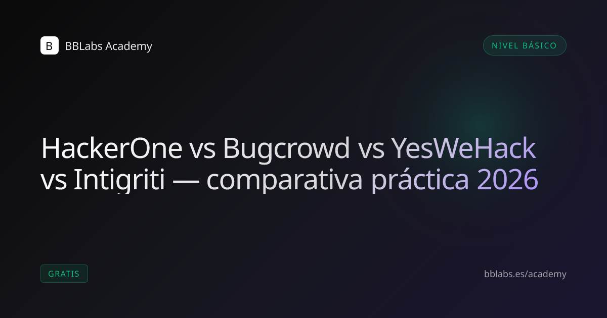 HackerOne vs Bugcrowd vs YesWeHack vs Intigriti — practical 2026 ...
