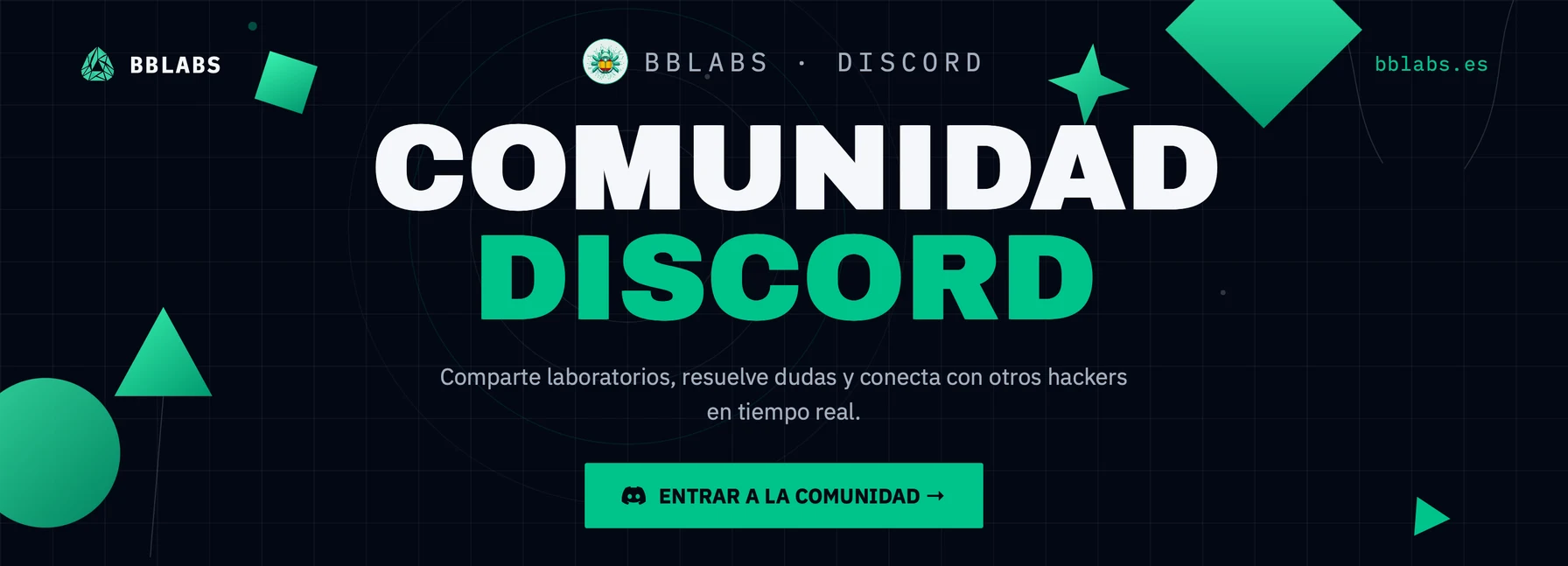 Entrar a la comunidad de BBLABS en Discord