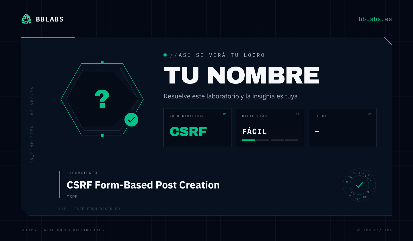 Cuando resuelvas este lab desbloqueas este logro compartible